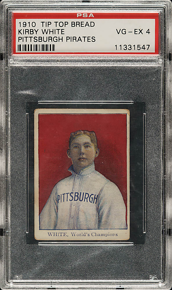 1910 D322 Tip Top Bread Kirby White PSA VG-EX 4