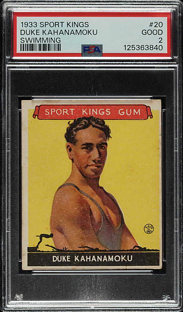 1933 R338 Sport Kings #20 Duke Kahanamoku PSA GOOD 2