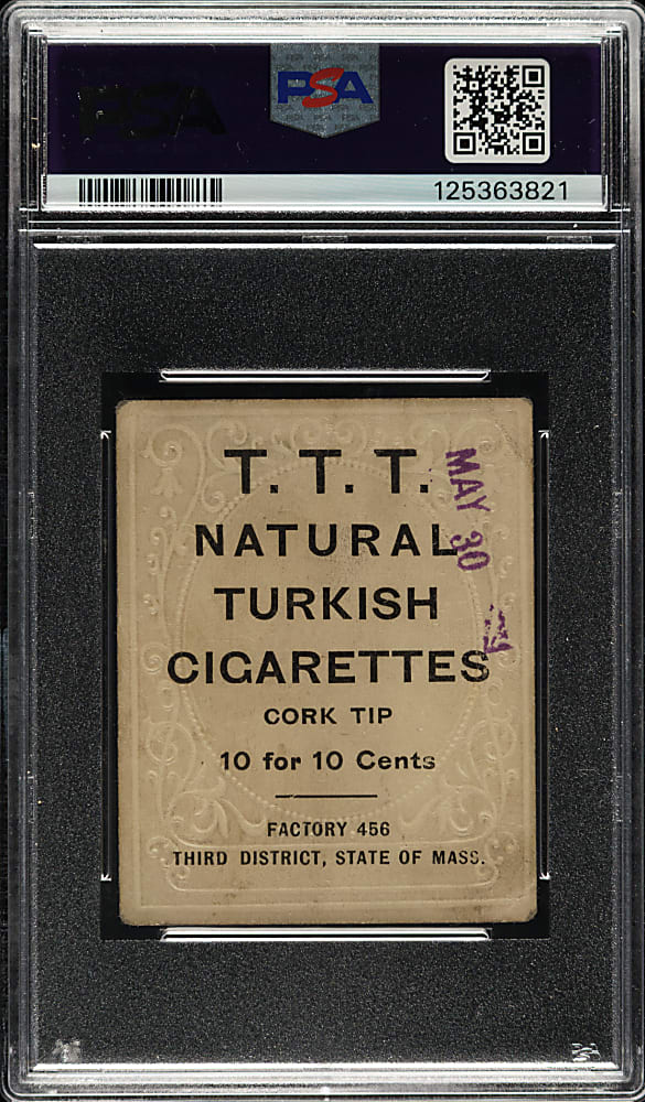 1909 T204 Ramly Tobacco Charley O'Leary PSA GOOD 2 (MK) - T.T.T. Advertisement