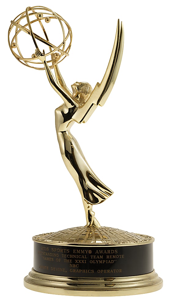 2016 National Academy of Television Arts and Sciences Emmy Award - "Games of the XXXI Olympiad"