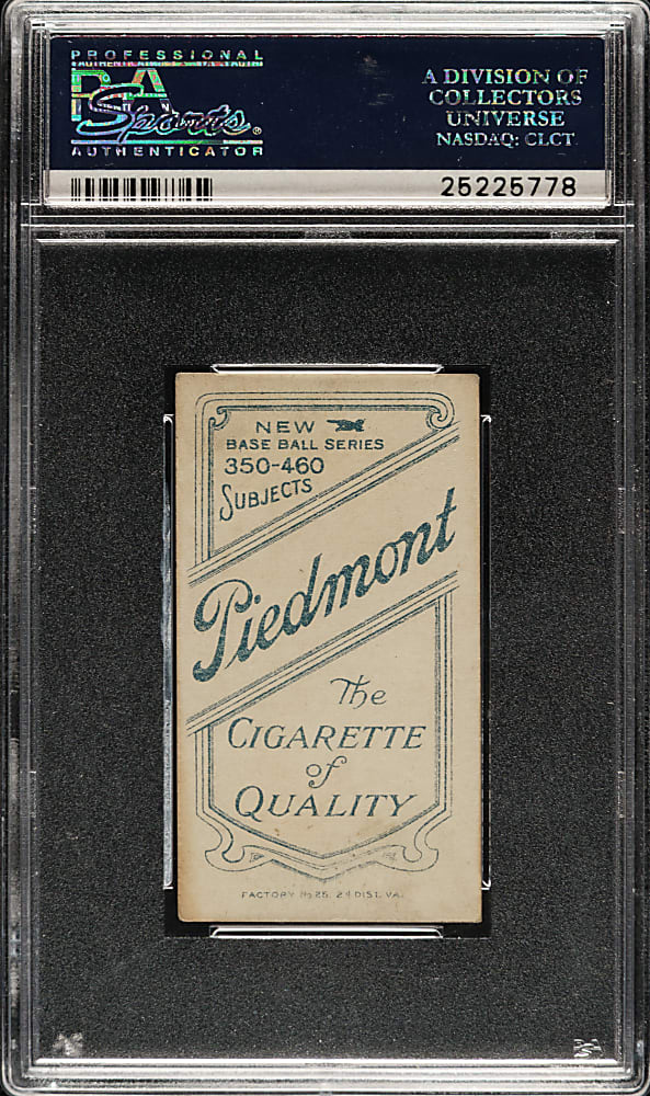 1909-1911 T206 White Border Hugh Duffy PSA VG-EX 4