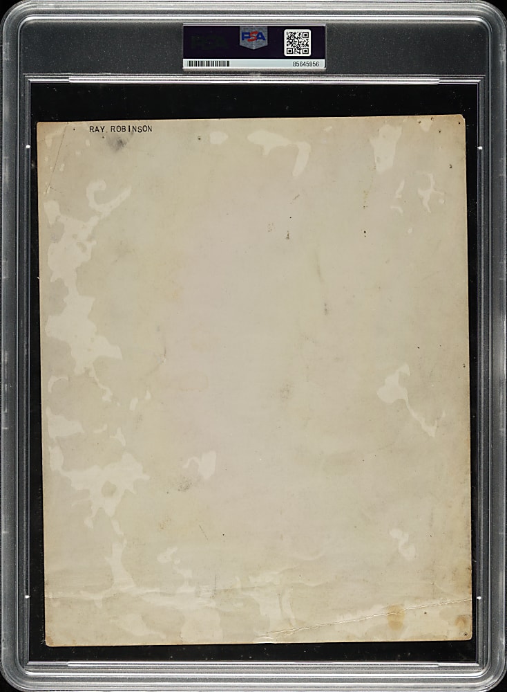 Circa 1940s Sugar Ray Robinson Original Photograph PSA/DNA Type I - Image Used for 1947-1966 Exhibits Card