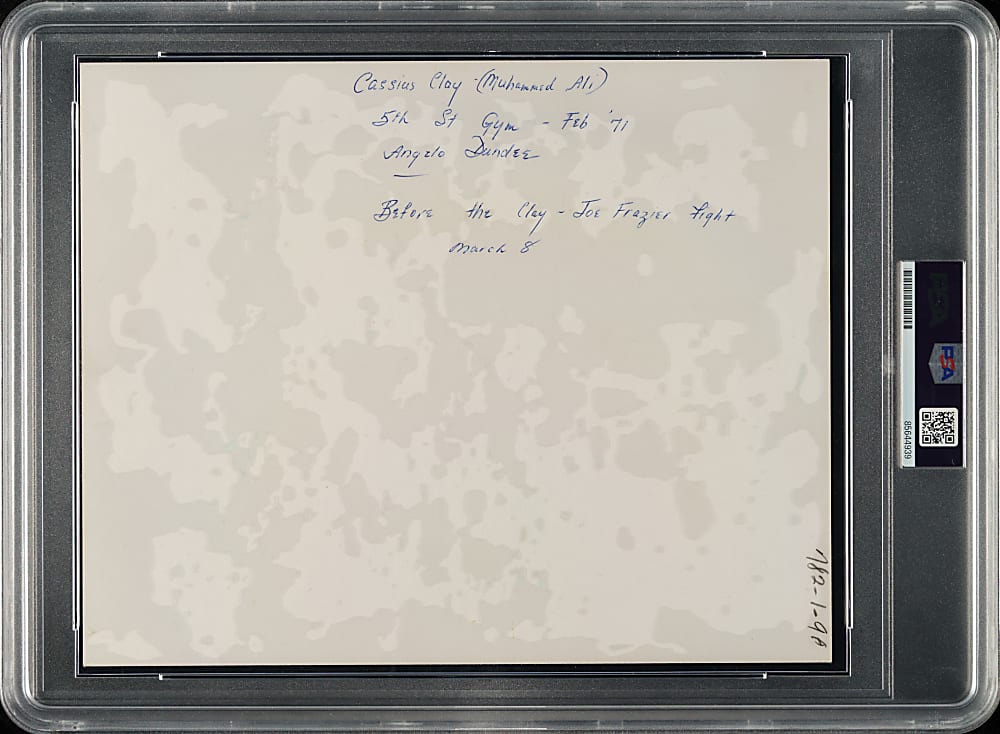 Circa 1971 Muhammad Ali and Angelo Dundee Original Photograph PSA/DNA Type I