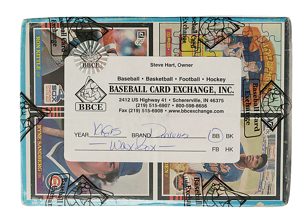 1985 Donruss Unopened Wax Box (36 Packs) - BBCE