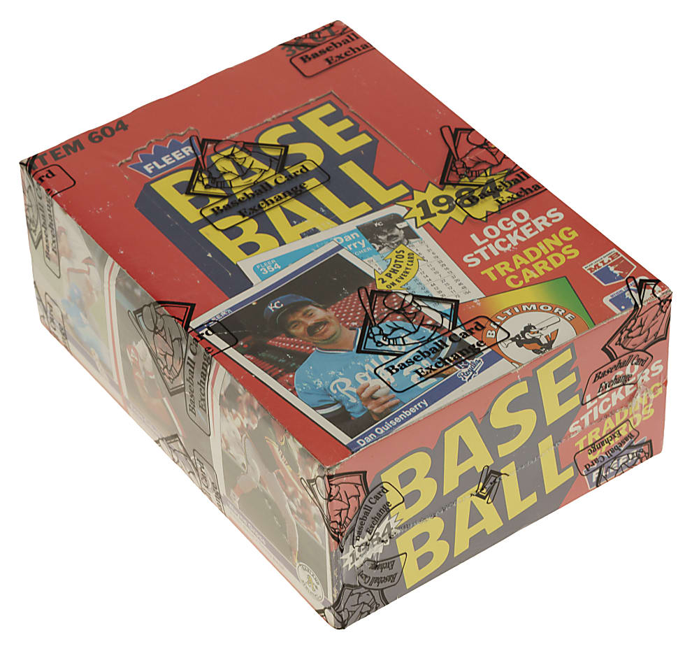 1984 Fleer Unopened Wax Box (36 Packs) - BBCE