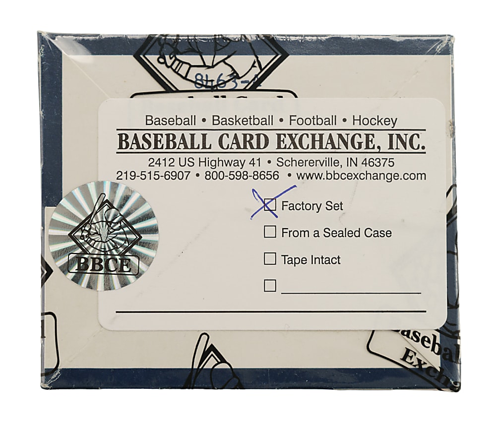 1984 Fleer Update Factory Box Set - BBCE