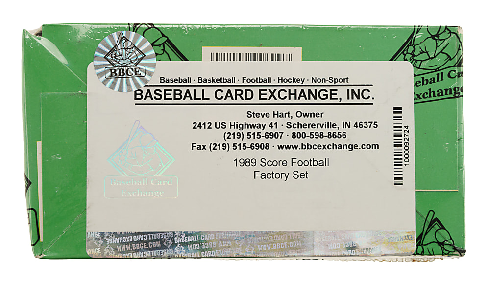 1989 Score Football Unopened Factory Set - BBCE