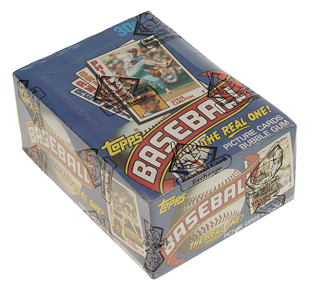 1984 Topps Unopened Wax Box (36 Packs) - BBCE - From a Sealed Case (FASC)