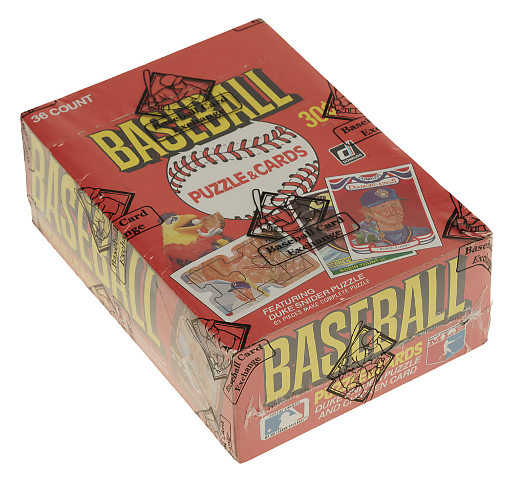1984 Donruss Unopened Wax Box (36 Packs) - BBCE