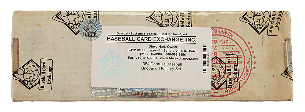 1984 Donruss Complete Factory Set (658) - BBCE
