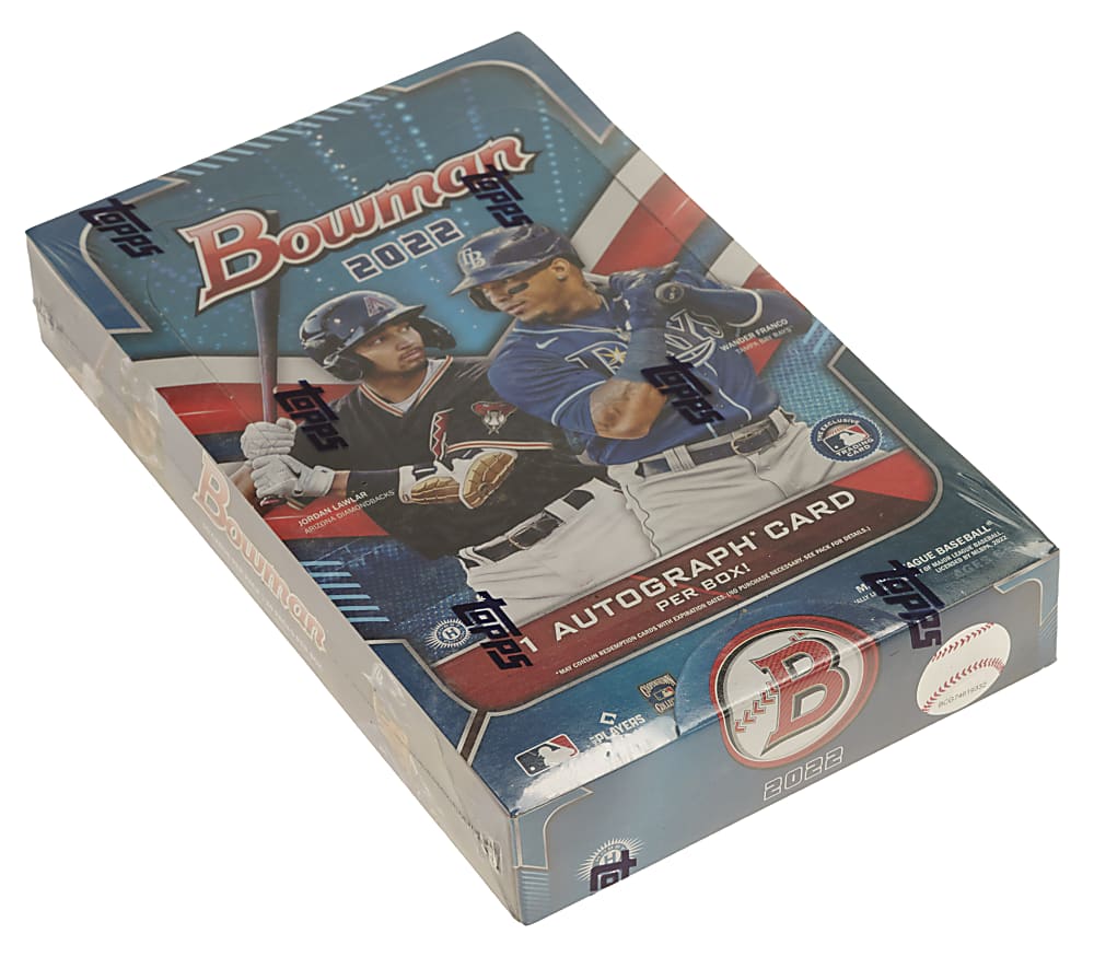 2022 Bowman Factory-Sealed Unopened Hobby Box (24 Packs)