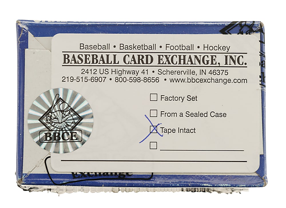 1982 Topps Traded Unopened Factory Set - BBCE - Tape Intact!