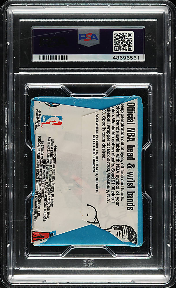 1975-1976 Topps Basketball Unopened Wax Pack PSA EX-MT 6