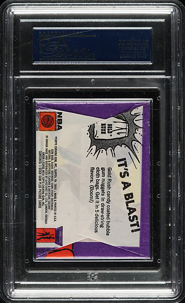 1972-1973 Topps Basketball Unopened Wax Pack PSA NM 7