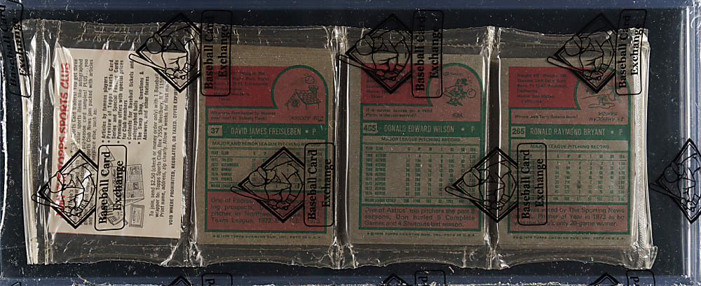 1975 Topps Unopened Rack Pack - BBCE