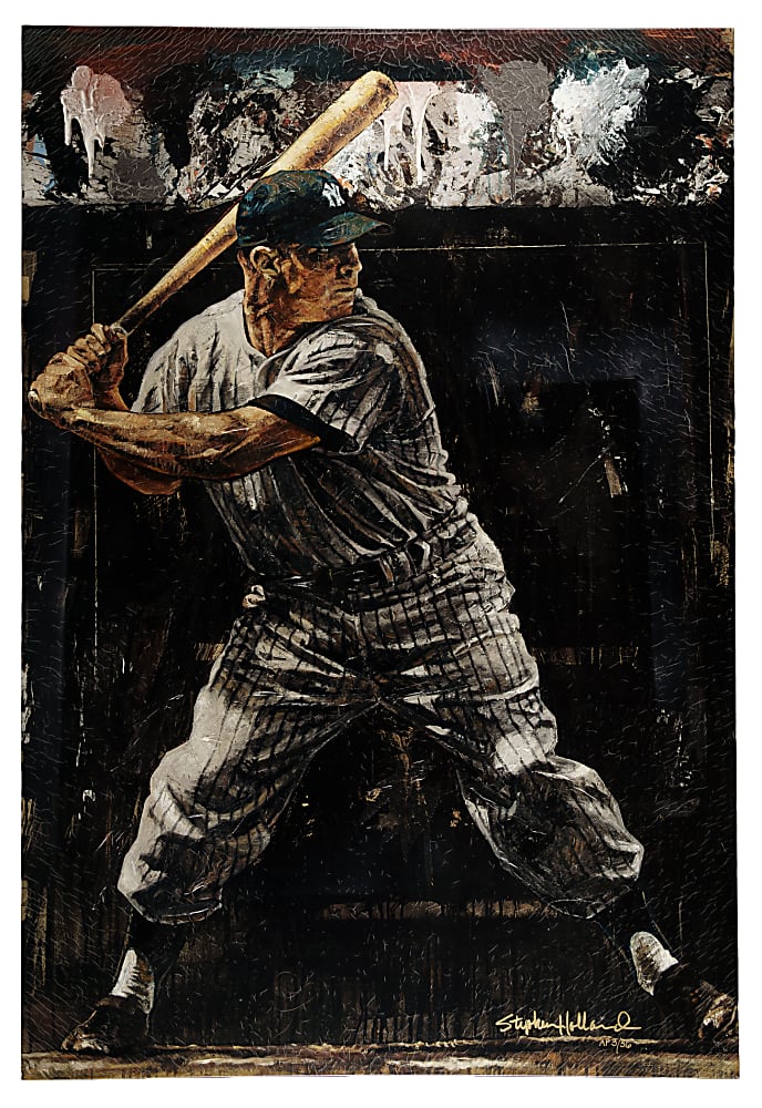 Mickey Mantle Limited-Edition Stephen Holland Giclee