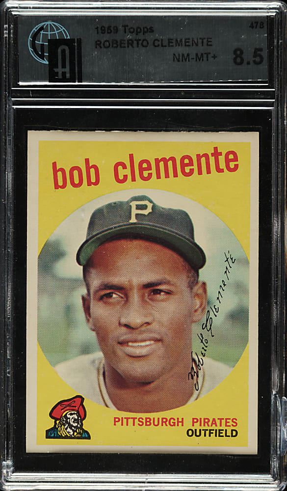 1959 Topps #478 Roberto Clemente GAI NM-MT+ 8.5