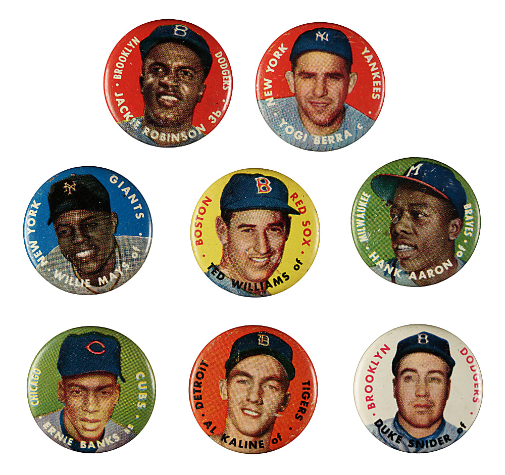 1956 Topps Pins Complete Set (60)