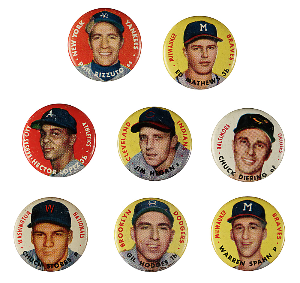 1956 Topps Pins Complete Set (60)