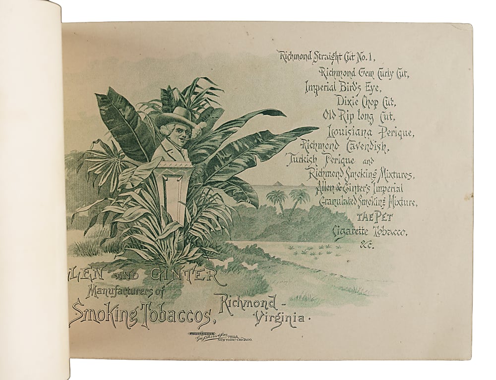 Circa 1889 A4 Allen & Ginter "Birds of the Tropics" Album