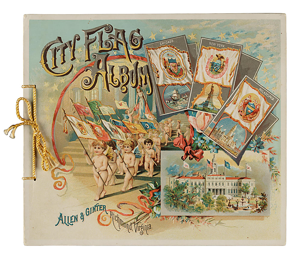 Circa 1888 A5 Allen & Ginter "City Flags" Album