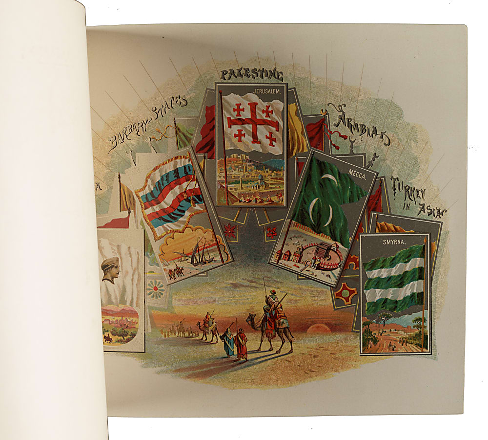 Circa 1888 A5 Allen & Ginter "City Flags" Album