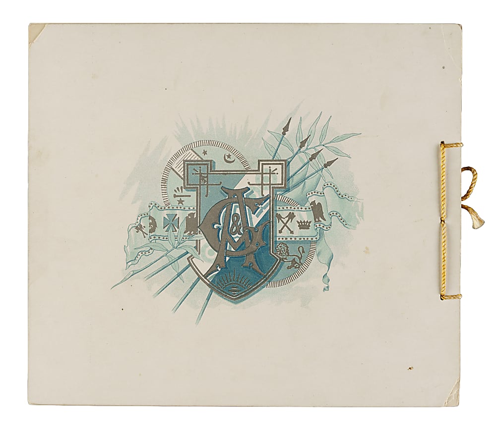 Circa 1888 A5 Allen & Ginter "City Flags" Album