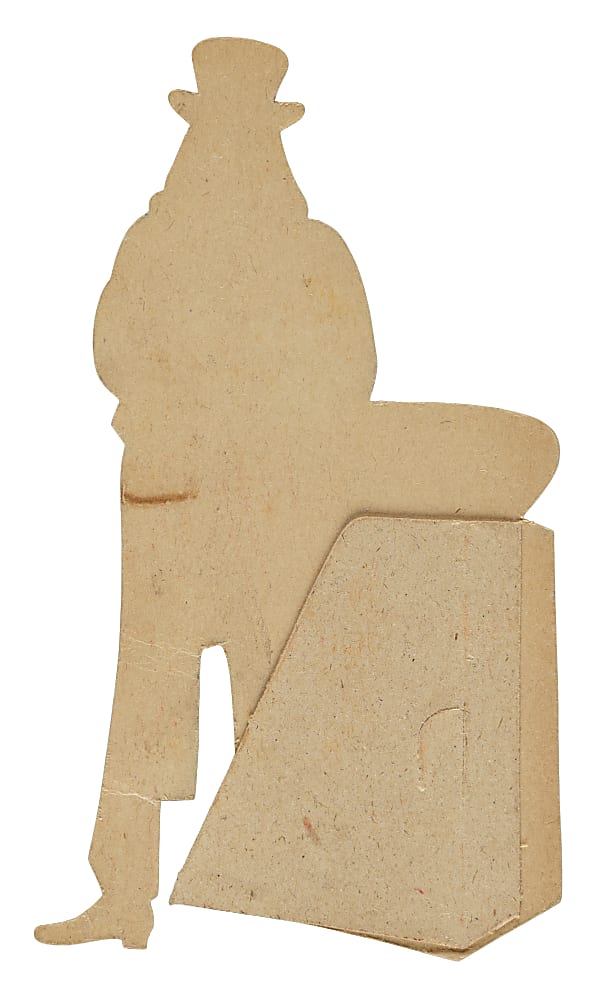 Circa 1890s Uncle Sam Die-Cut Wheatlet Advertisement