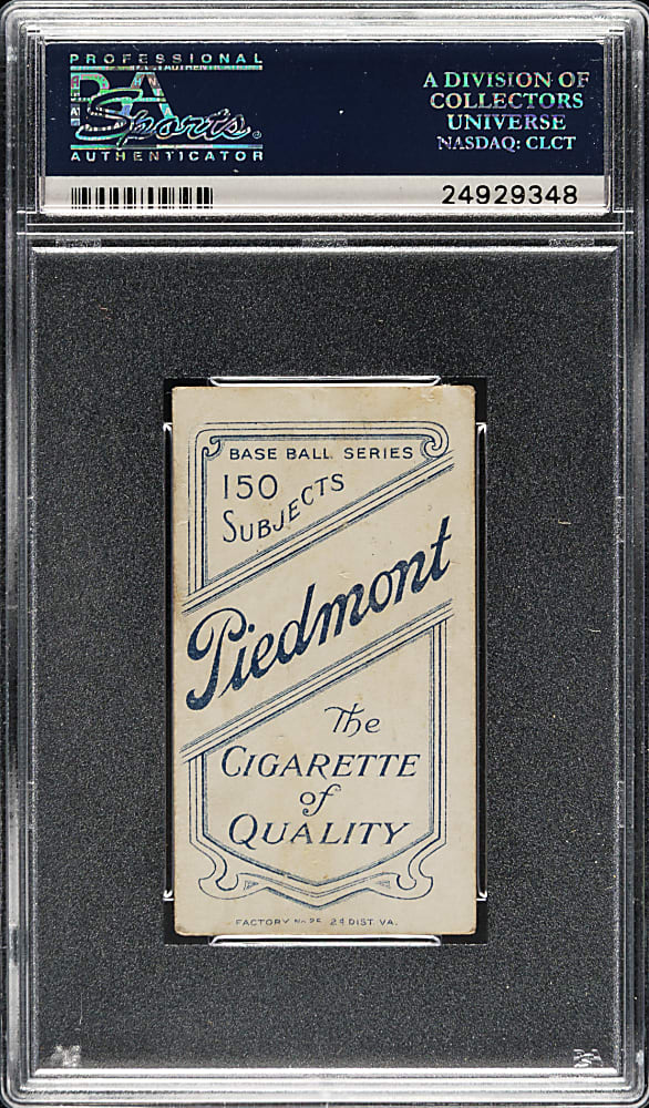 1909-1911 T206 White Border Fred Tenney PSA GOOD 2