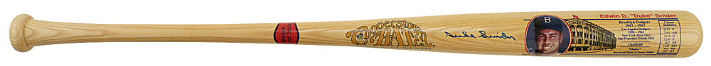 Duke Snider Signed Cooperstown Bat