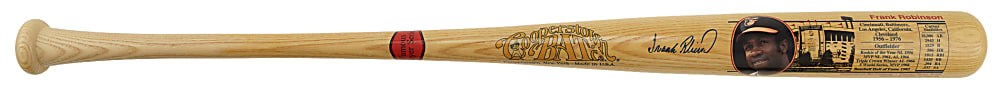 Frank Robinson Signed Cooperstown Bat