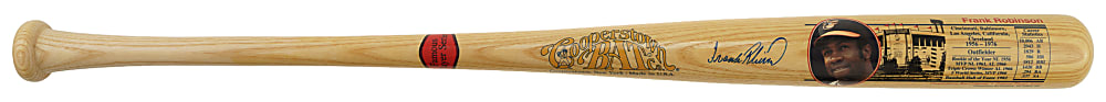 Frank Robinson Signed Cooperstown Bat
