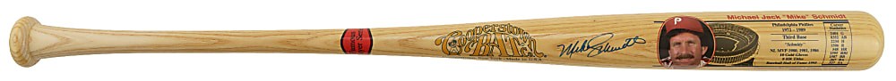 Mike Schmidt Signed Cooperstown Bat