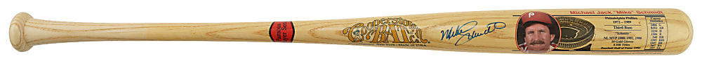 Mike Schmidt Signed Cooperstown Bat