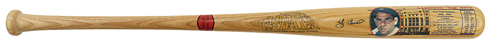 Yogi Berra Signed Cooperstown Bat