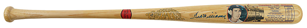 Ted Williams Signed Cooperstown Bat - JSA