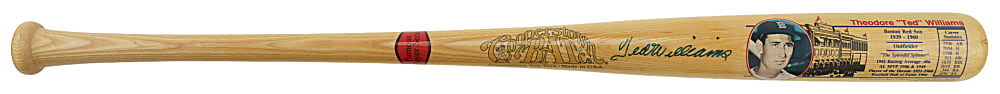 Ted Williams Signed Cooperstown Bat - JSA