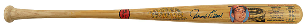 Johnny Bench Signed Cooperstown Bat