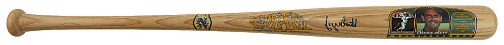George Brett Signed Cooperstown Bat