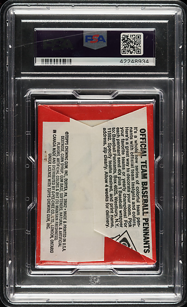 1976 Topps Unopened Wax Pack PSA NM- MT 8 - 15 Cent Variation
