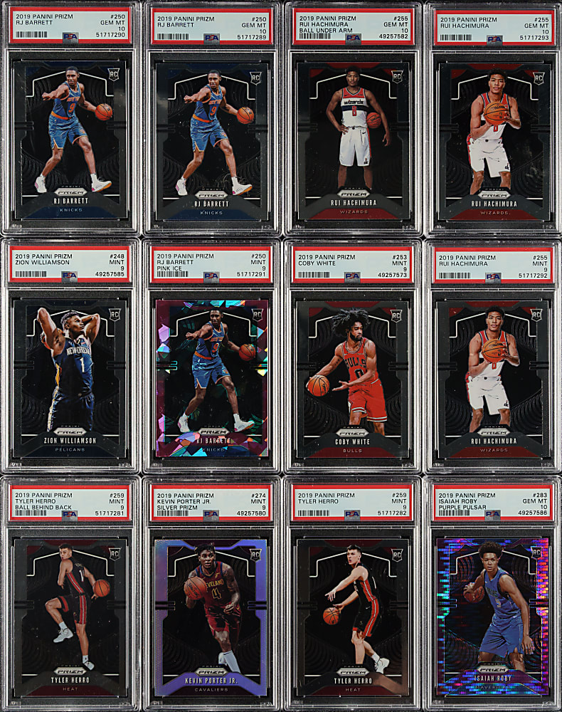 2019-2020 Panini Prizm Basketball PSA-Graded Collection (12)