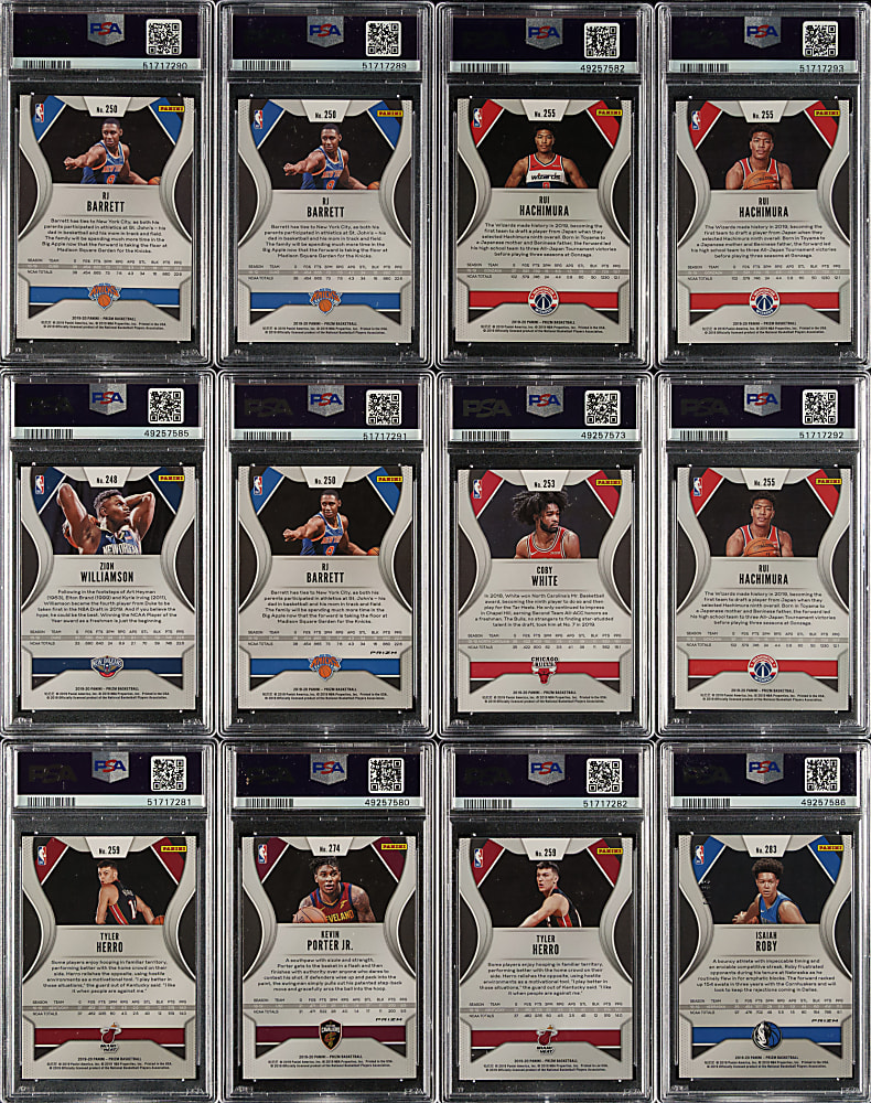 2019-2020 Panini Prizm Basketball PSA-Graded Collection (12)