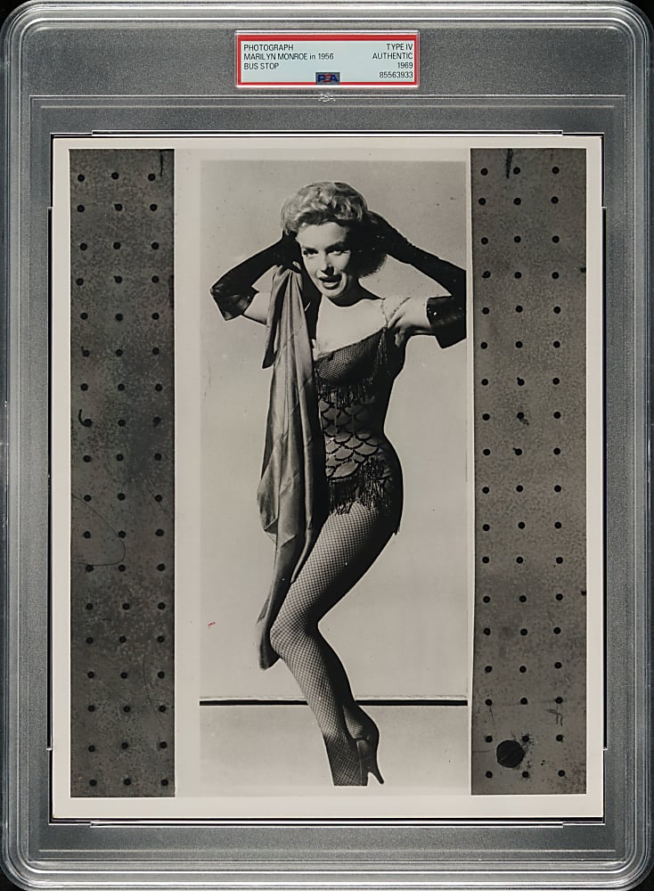 1969 Marilyn Monroe Buss Stop in 1956 Vintage Photograph PSA/DNA Type IV