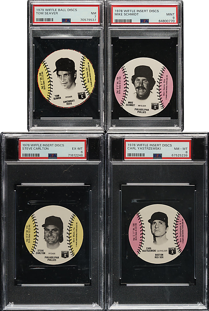 1978 and 1979 Wiffle Insert Discs PSA-Graded Collection (14)