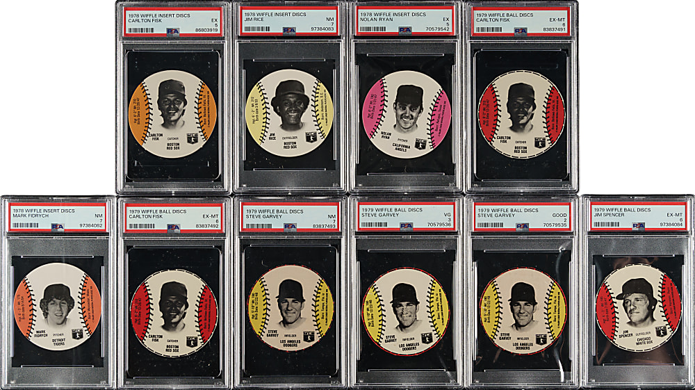 1978 and 1979 Wiffle Insert Discs PSA-Graded Collection (14)