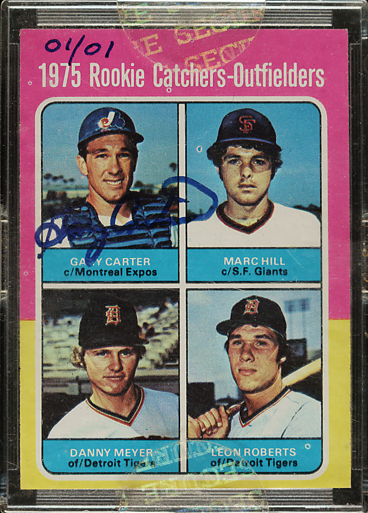 2004 Topps Original Signature Edition 1975 Topps #620 Gary Carter Rookie #1/1 Buyback