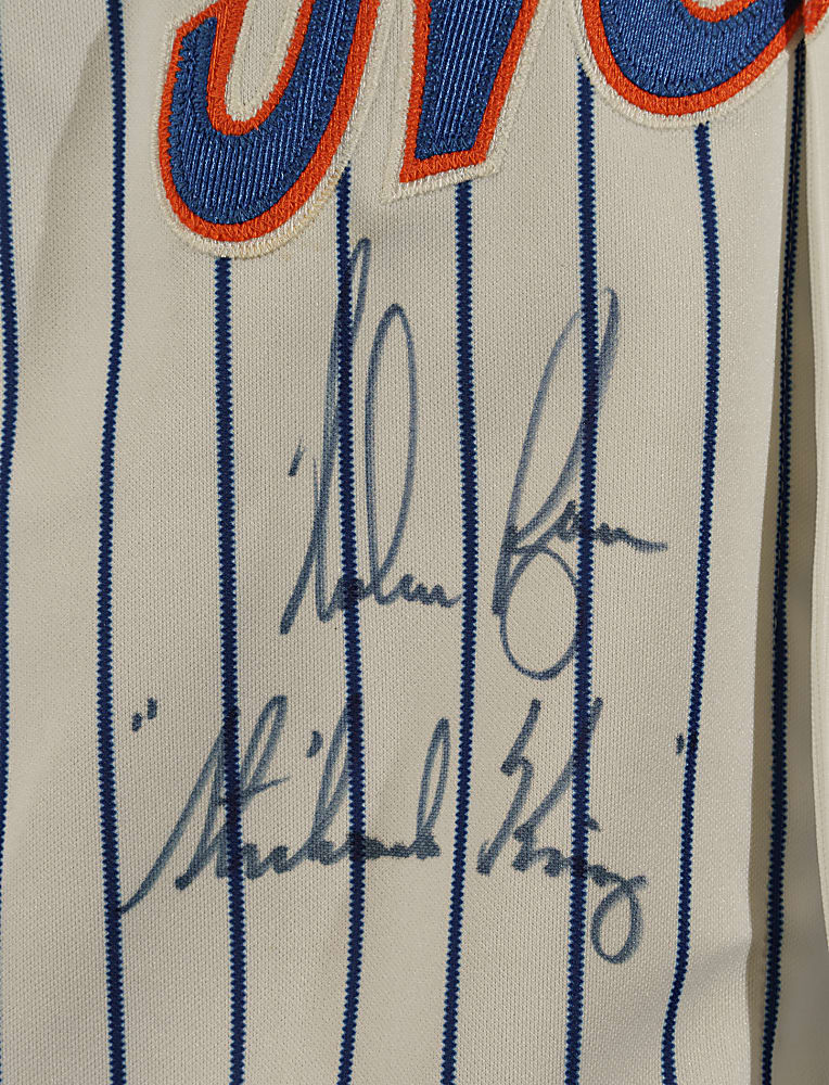 Nolan Ryan Signed New York Mets Jersey with "Strikeout King" Inscription