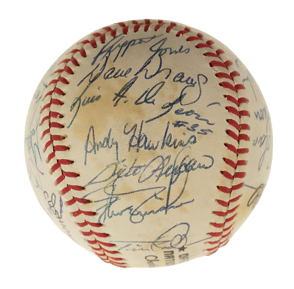 1982 San Diego Padres Team-Signed Baseball - Tony Gwynn Rookie Year