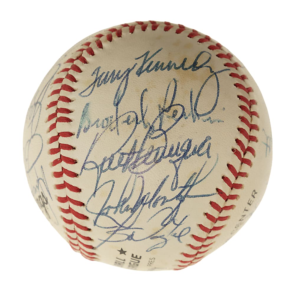 1982 San Diego Padres Team-Signed Baseball - Tony Gwynn Rookie Year