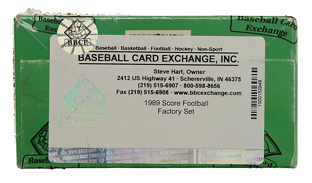 1989 Score Football Factory Box Set (330 Cards) - BBCE